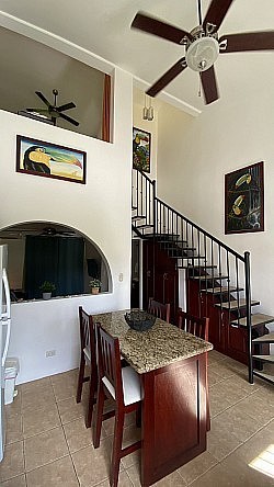 View of the stairs to 2nd floor
